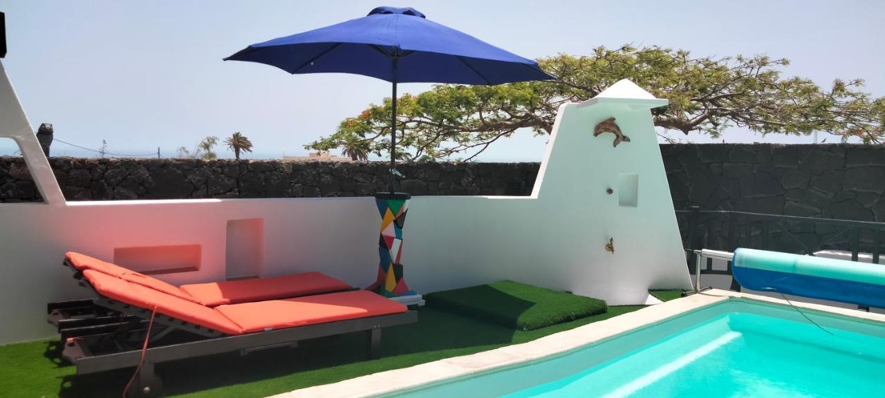 Aptos Con Piscina El Flamboyan 1 Teseguite Extérieur photo