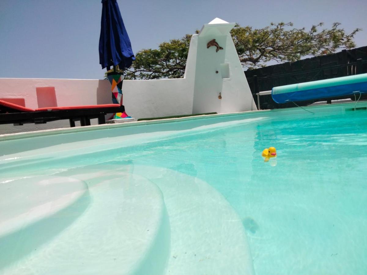 Aptos Con Piscina El Flamboyan 1 Teseguite Extérieur photo
